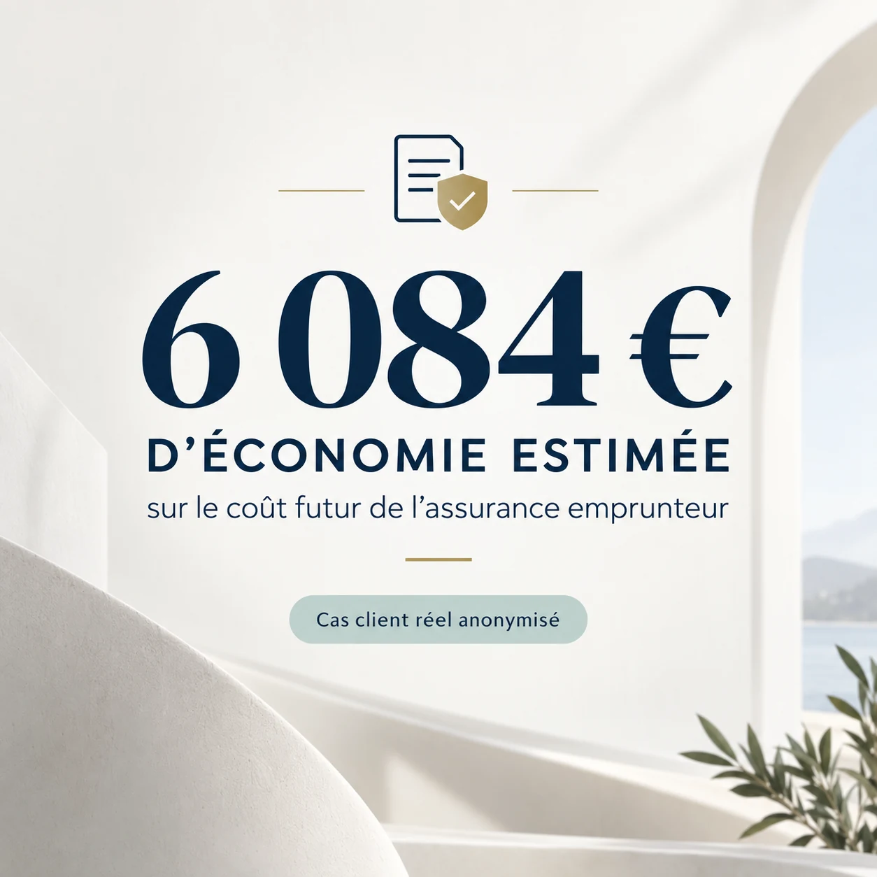 Cas client assurance emprunteur : 6 084,46 euros d’économie estimée